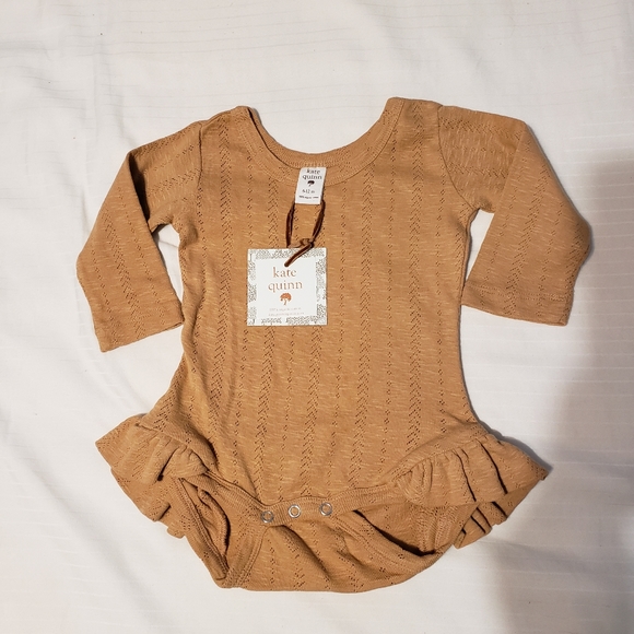 Kate Quinn Other - Kate Quinn Pointelle ruffle bodysuit